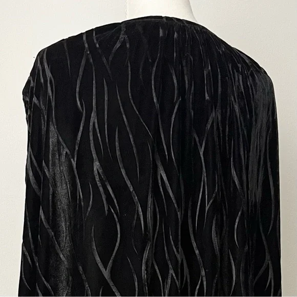 Wicked Adult Elphaba Cape Black Velvet Burnout Spirit Officially Licensed Size M - Picture 2 of 6